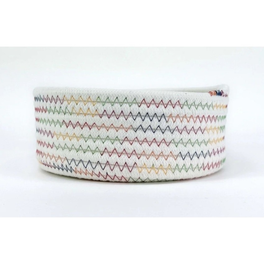 Gyal Bashy Medium Cotton Rope Basket 8.25 Inches New